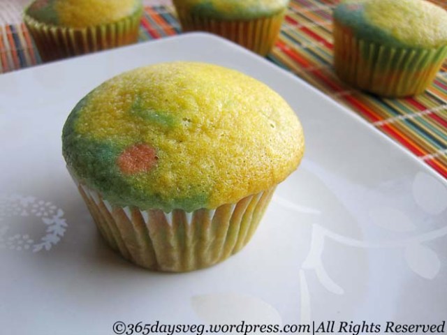 Freshly Baked ~ Rainbow Muffins